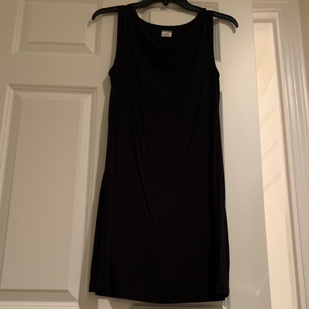 Banana Republic Factory Elegant Black Sleeveless Mini Dress
